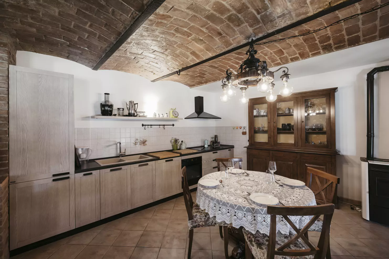 The kitchen at Casa Kristiansen